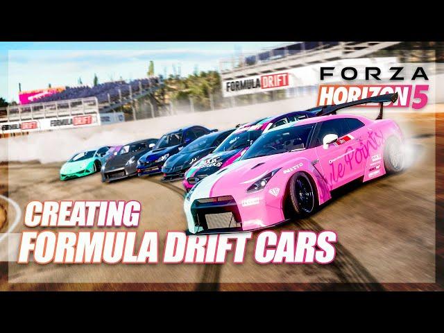 Forza Horizon 5 - Creating our own Formula Drift Cars! (Build & Competition)