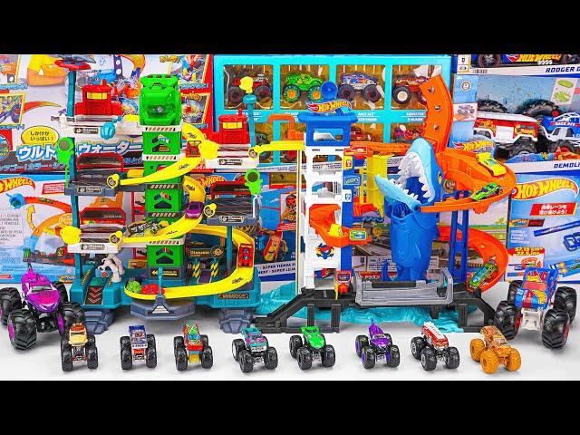 Hot Wheels Collection Unboxing Toy Review ASMR  Hot Wheels Attacking Shark Escape