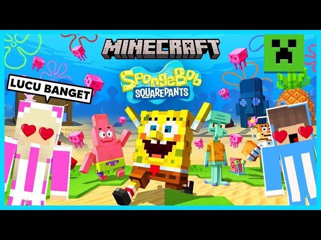 MIPAN & ZUZUZU Main Bareng Teman Baru Di Bikini Bottom! LUCU BANGET! - Minecraft Spongebob