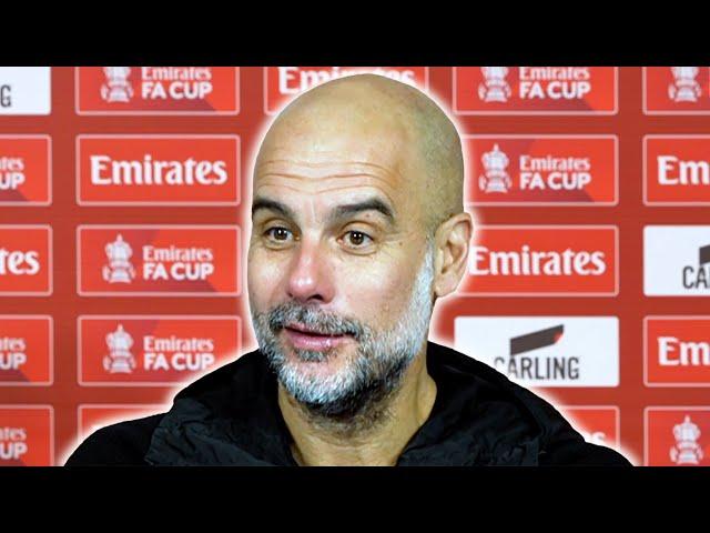 'It's better to win TREBLE OR QUADRUPLE... COME ON!' | Pep Guardiola | Man City 3-1 Plymouth Argyle