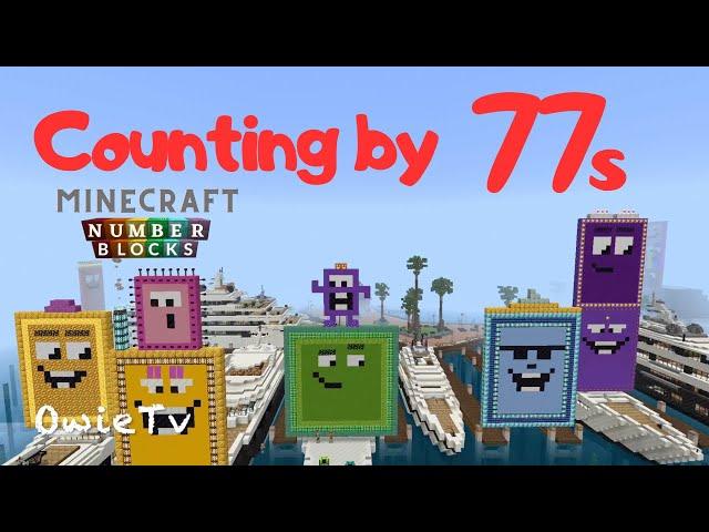 Counting by 77s Song Minecraft Numberblocks | Skip Counting by 77 Song | Math Songs For Kids