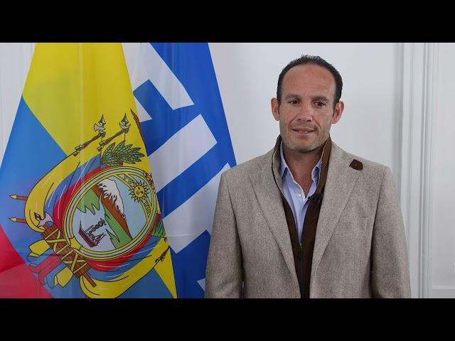 The President of the Ecuadorian Football Federation at the FIFA Paris Office