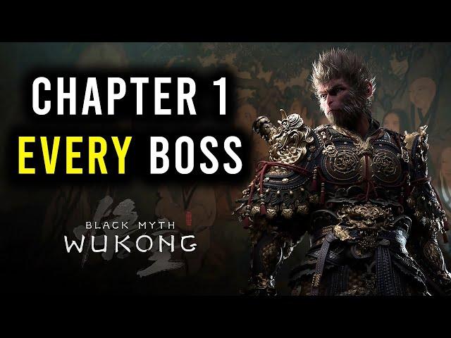 Black Myth: Wukong Chapter 1 Full Let’s Play - Every Boss