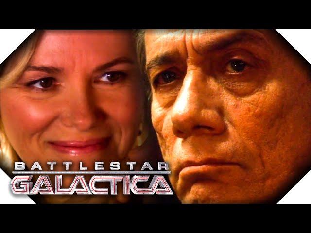 Battlestar Galactica | Lee and Adama Remember Carolanne