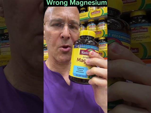 Make Sure You Don’t Buy the Wrong MAGNESIUM!  Dr. Mandell