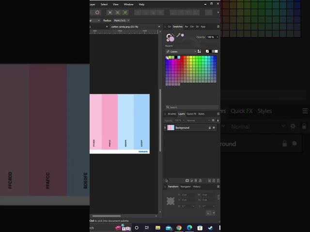 HOW TO ENTER A HEX CODE IN AFFINITY DESIGNER 2