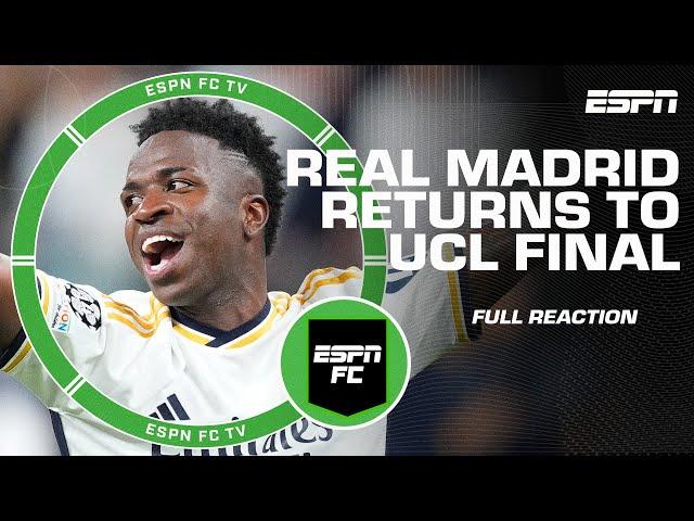 Real Madrid advances to Champions League Final [FULL REACTION] | ESPN FC