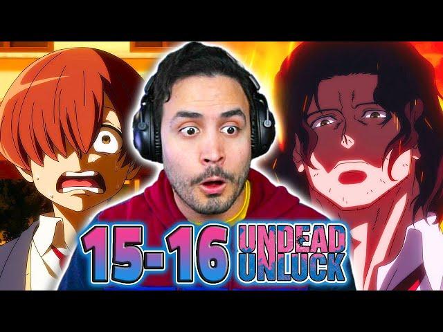 ¡¡HEMOS SIDO TRAICIONADOS!!️Undead Unluck Capitulo 15 y 16 REACCION Y RESEÑA