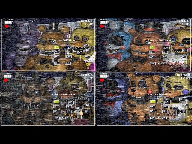 FNaF 2 but every Mod, the Stage is changed! (FNaF 2 Mods)