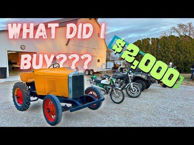 HUGE Farm Auction in Rural Kansas! What Did I Buy?