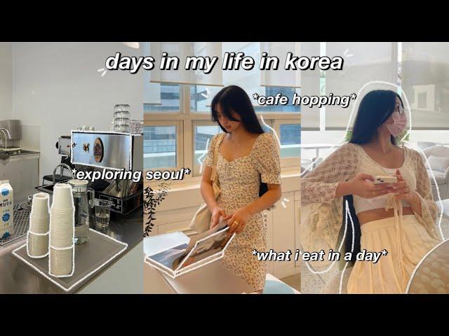 KOREA DIARIES  days in my life in korea: flying alone, exploring seoul, gwangjang market & more