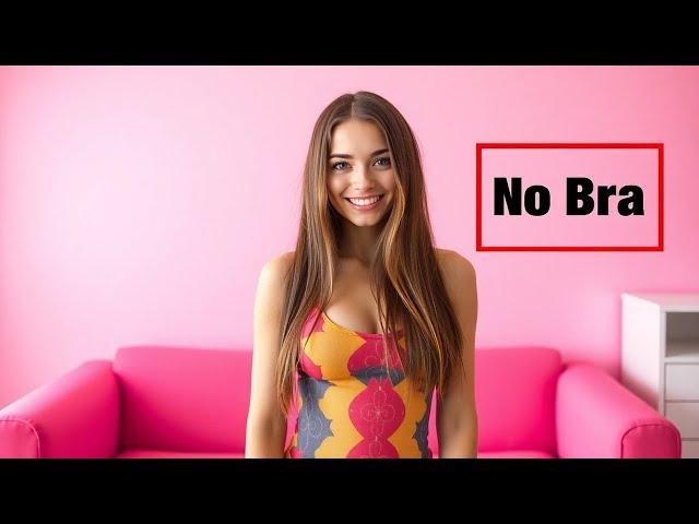 4KKate Leksa Try On Haul How to be attractive Body art Bodysuit Transparent No Bra See Through