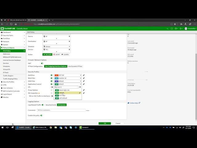 FortiGate 6.0: Understanding and Implementing Deep Packet Inspection