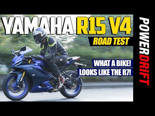 Yamaha R15 v4 - What A Motorcycle!  | First Ride Review | PowerDrift