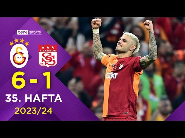 Galatasaray (6-1) Sivasspor | 35. Hafta - Trendyol Süper Lig 2023/2024