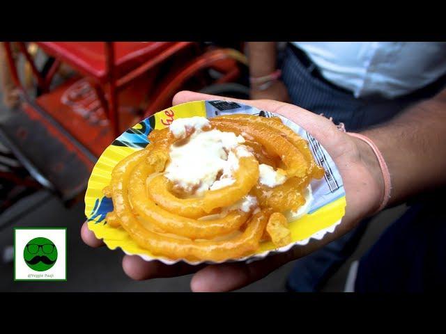 Best Jalebi in Delhi? Indian Street Food Chandni Chowk Dussehra Special Old Famous Black Jalebi