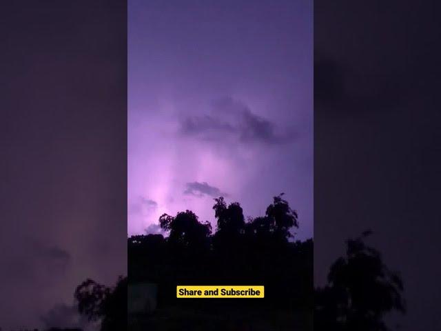 Snake Lightning In The Sky In Africa | Amazing Lightning Storm In The Gambia | By King Riyan Khan