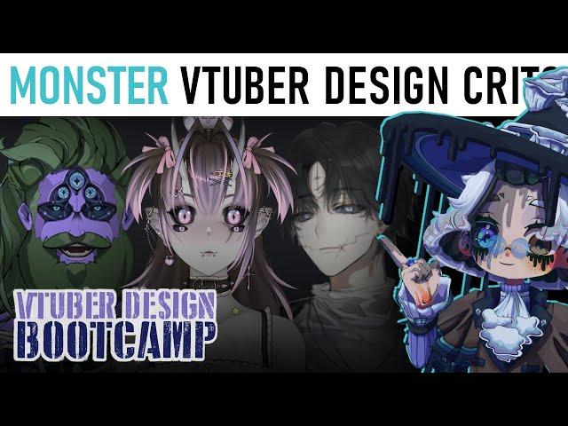  Halloween in March?: MONSTER Vtuber Design Critiques 