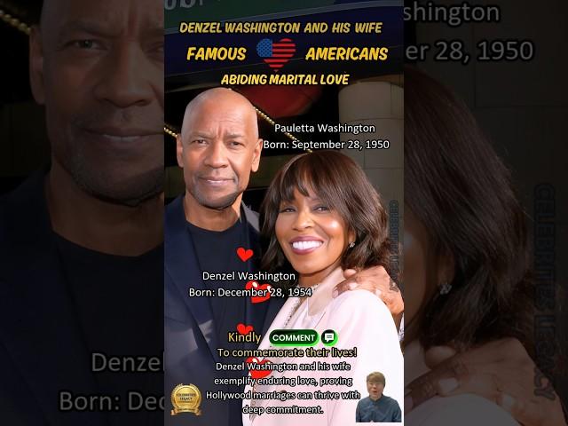 Denzel Washington and His Wife: Honoring Their Love and Legacy in Hollywood and American Culture