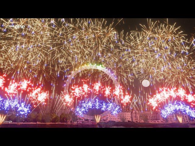 London New Year Fireworks Live 2011 - recreated (remastered)