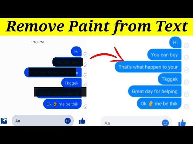 How To Remove Paint from Text - text se paint remove kaise kare - how to REMOVE TEXT PAINT