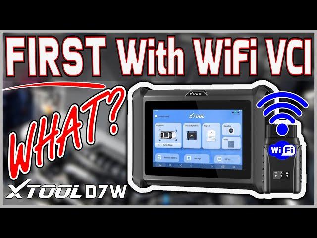 FIRST Scan Tool With WiFi VCI, XTOOL D7W, Must See.