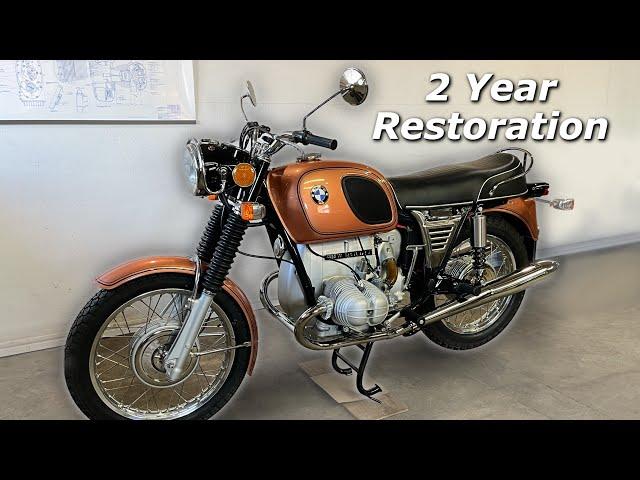 Full Restoration of 50 Year Old BMW R60/5 Motorcycle