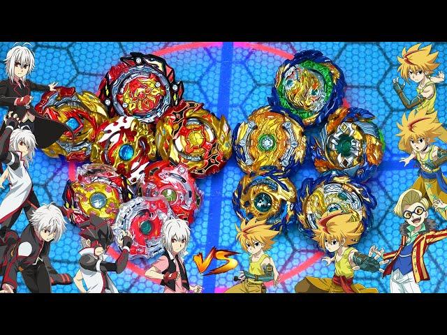 OMG EPIC EVOLUTION BATTLE - Spriggan vs Fafnir | Beyblade Burst Team Battle