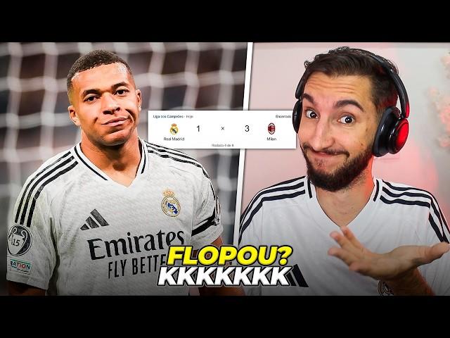 Real Madrid 1 x 3 Milan - MBAPPÉ PIOROU O REAL MADRID? (Real galático Flopou?)