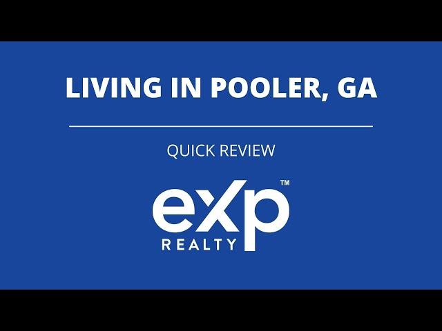 Living in Pooler, Georgia:  A Quick Review