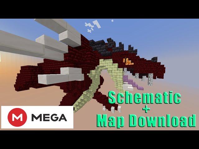 Minecraft Red Dragon + Schematic + World Download