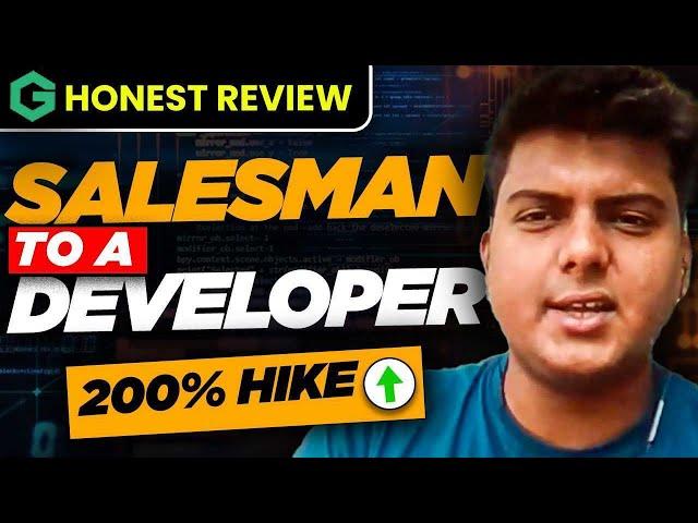 Rishabh From Marketing to a Full Stack Web Developer | Web Development | Geekster Reviews