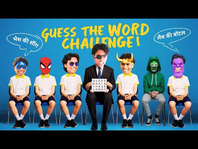 Avengers play GUESS THE WORD CHALLENGE game  @Whatifwithabhishek #youtube