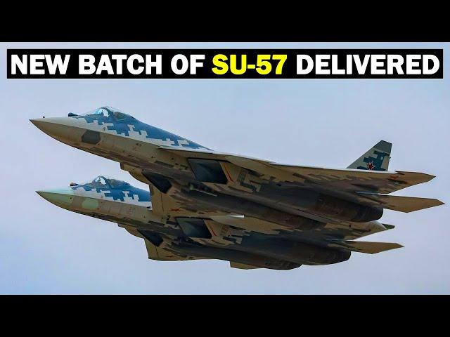 Fresh Su-57 Stealth Fighters Delivered