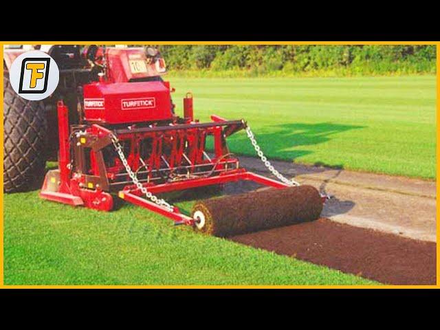 ROLLING LAWNS like ICE CREAM ROLLS ! - Most Unusual Unique Machines that You HAVE NEVER SEEN