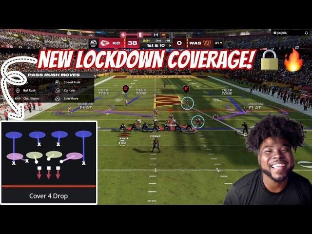 This New Coverage Clamps EVERYTHING In Madden 24! | Custom Cover 4 Setup + Gameplay! |