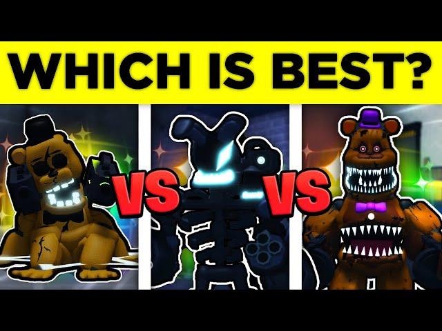 Which is the BEST Exclusive Pack Unit.. (Five Nights TD)