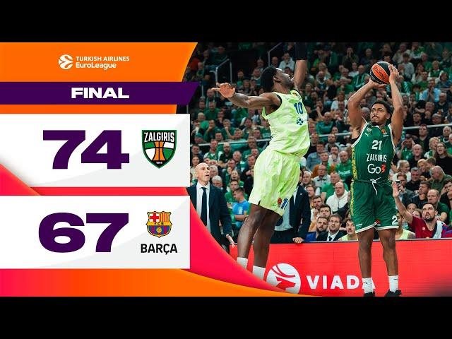 Thunder in Kaunas | Zalgiris Kaunas - FC Barcelona | HIGHLIGHTS R1 24-25 Turkish Airlines EuroLeague