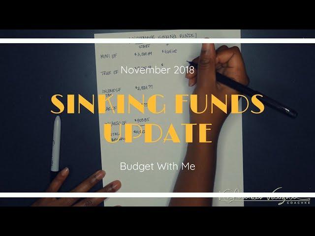 November 2018 Sinking Funds - Budget With Me | Dave Ramsey Inspired  KeAmber Vaughn