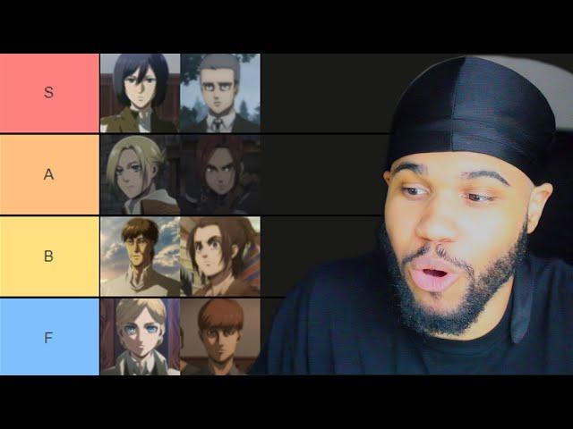 Attack on Titan Character Tier List