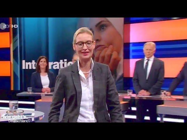 Der Eklat bei "wie geht`s Deutschland" Weidel geht!