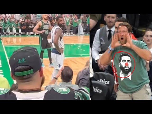 KYRIE IRVING MOCKED COURTSIDE BY CELTICS OWNER & GETS INTO IT WITH FANS! AFTER CLOWNED!