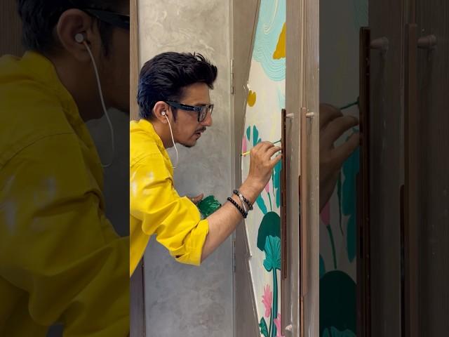 Support Artists ~ wall painting | interior project #artist #art #supportartist #artists #artlovers