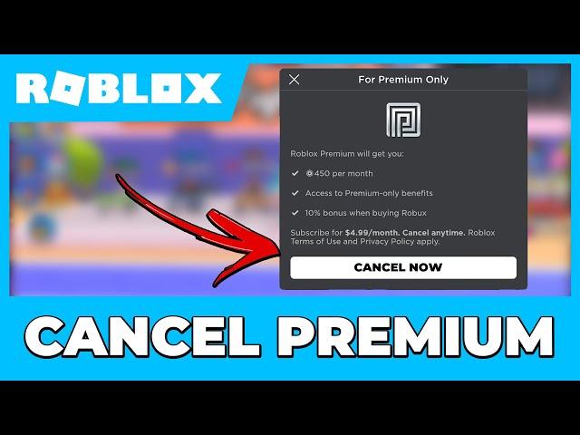 How To Cancel Premium On Roblox (Quick & Easy)