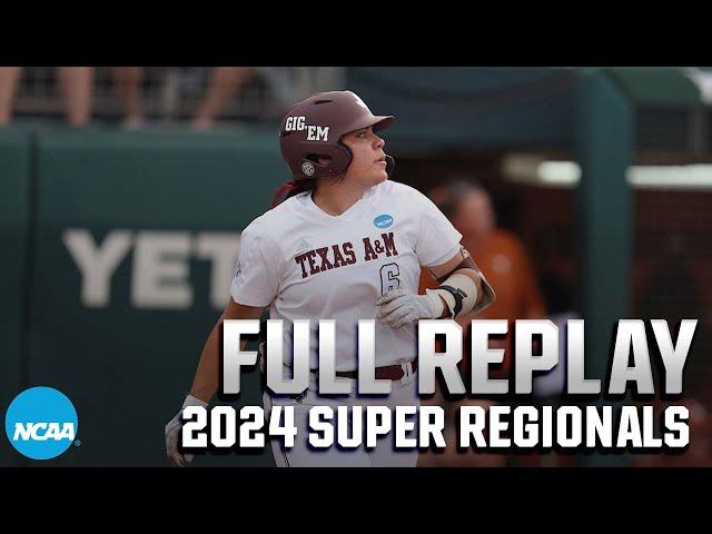 Texas vs. Texas A&M: 2024 NCAA softball super regionals Game 1 | FULL REPLAY