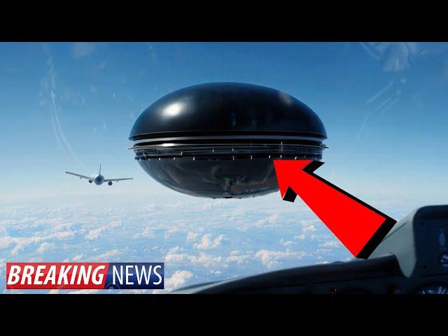 BREAKING UFO NEWS! NEAR COLLISION WITH COMMERICAL AIRLINER!