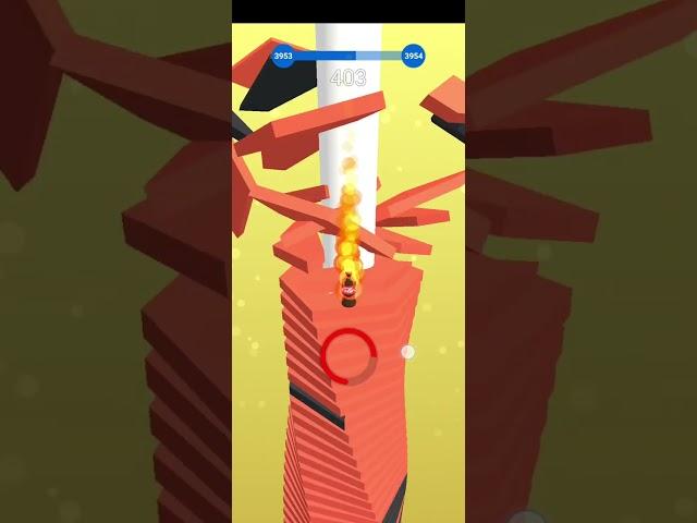 Stack Balls 3D Gameplay Level:- 3953 | Stack Ball Score #shortsvideo #shorts  #shortsfeed