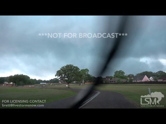 5 11 17 Lindale, TX Tornadic Storm Time Lapse, Sirens, Rapid Rain Curtain Movement