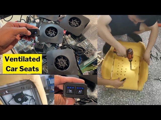 Ventilated Seats installation in Car | CARDI Ventilation System for Cars | Ventilated Seats Price