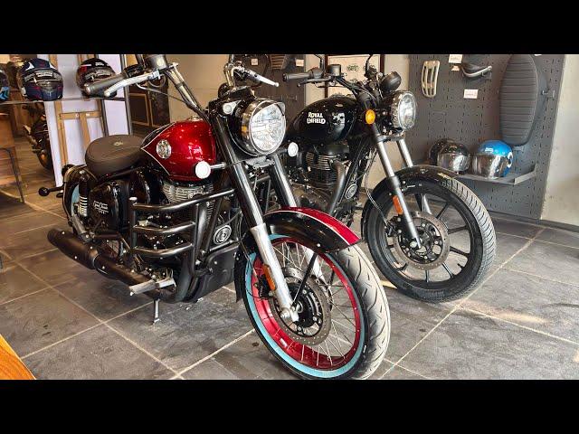 2024 New Royal Enfield Goan Classic 350 VS New Meteor 350 Detailed Comparison